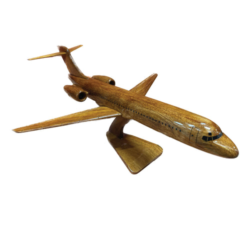 Boeing 717 Mahogany Wood Desktop Airplane Model