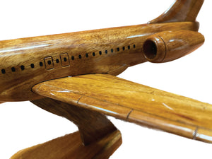 Boeing 717 Mahogany Wood Desktop Airplane Model