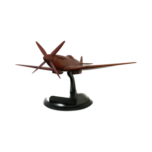 MK IX Spitfire 25 inch wingspan  Mahogany Wood Desktop Airplane Model