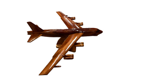 B52 Stratofortress Mahogany Wood Desktop Airplane Model