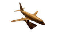 Load image into Gallery viewer, Boeing 737 Mahogany Wood Desktop Airplane Model