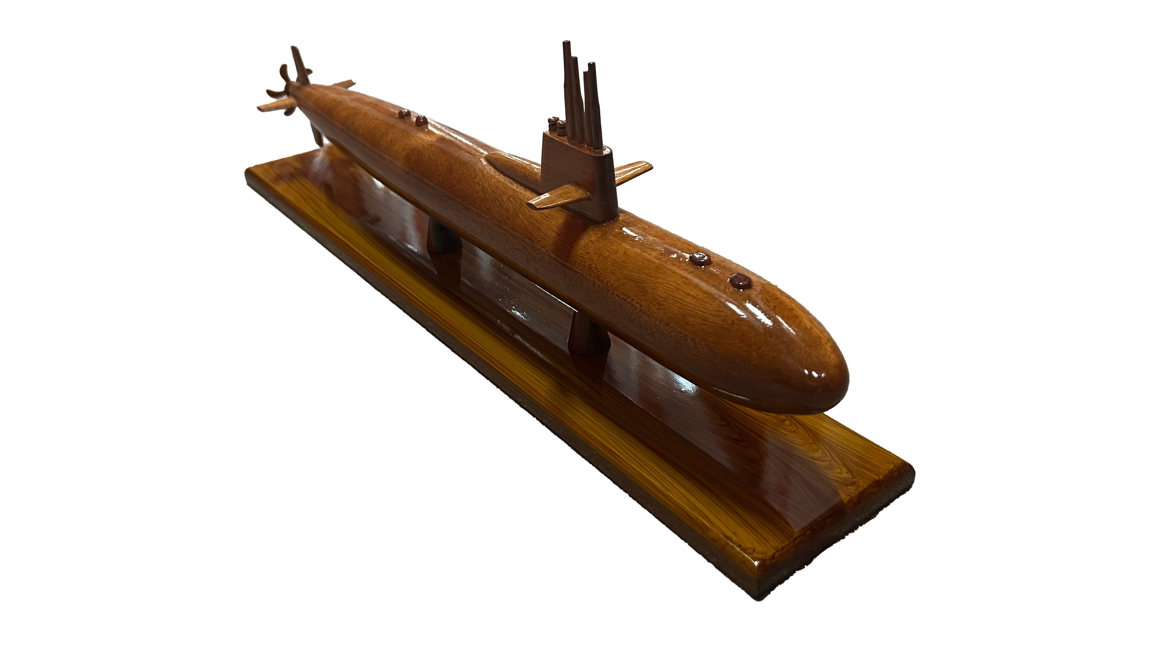 Skipjack Class Submarine Wood Desktop Ships Sail boats & Subs Model