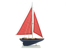 Load image into Gallery viewer, Wooden American Paradise Model Sailboat 17&quot;&quot;