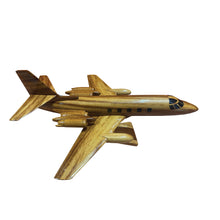 Load image into Gallery viewer, Lockheed Jetstar Mahogany Wood Desktop Airplane Model