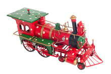 Load image into Gallery viewer, Christmas Train Model Handmade Tin Metal Handmade