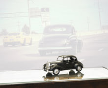 Load image into Gallery viewer, 1937 Plymouth P4 Deluxe Black Metal Model Car