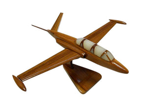 Fouga Magister Mahogany Wood Desktop Airplanes Model