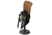Load image into Gallery viewer, Medieval Achilles Troy Movie Prop Helmet Replica Costume with Plume
