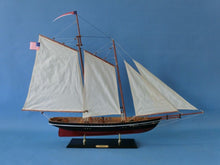 Load image into Gallery viewer, Wooden America Model Sailboat Decoration 35&quot;&quot;
