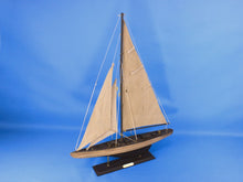 Load image into Gallery viewer, Wooden Rustic Enterprise Limited Model Sailboat Decoration 27&quot;