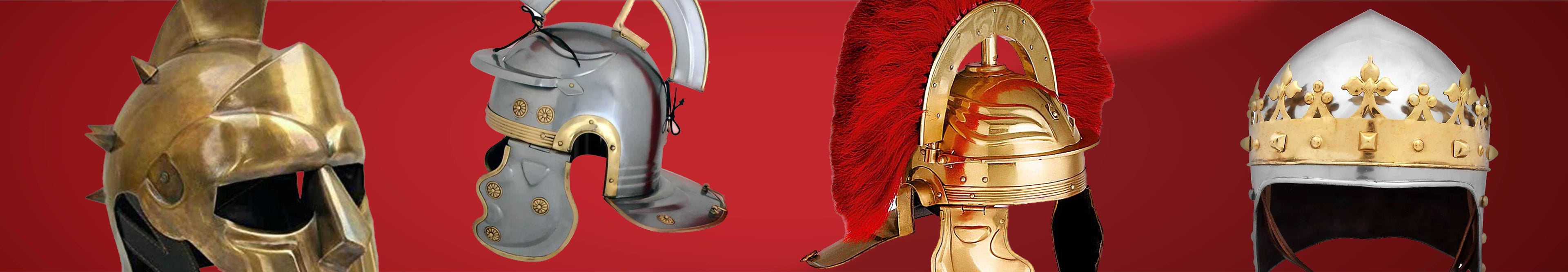 Knights Helmets & Swords