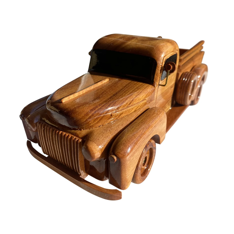 1946 Ford Pick up truck Mahogany Wood Desktop Model