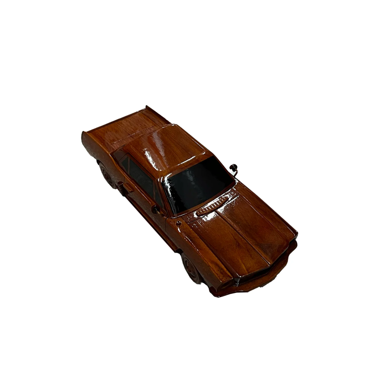 1965 Mustang Mahogany Wood Cars & Trucks Desktop Model