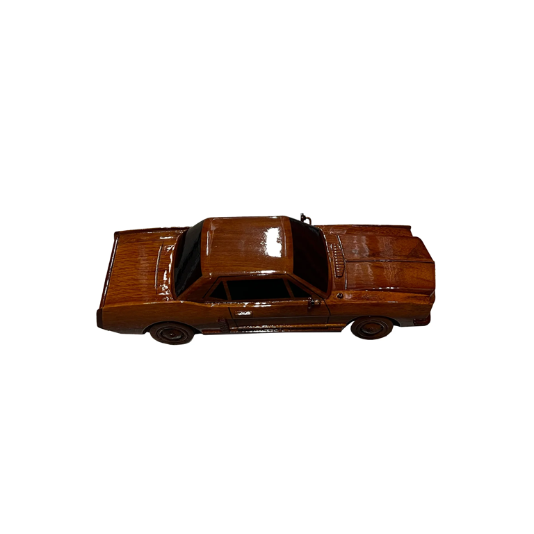 1965 Mustang Mahogany Wood Cars & Trucks Desktop Model