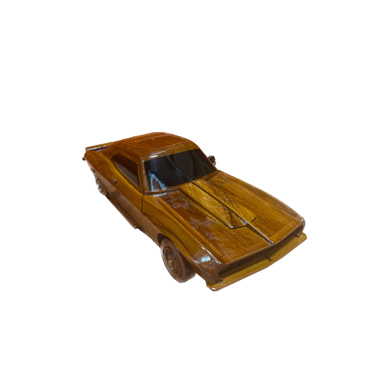1969 Camaro  Mahogany Wood Desktop Model