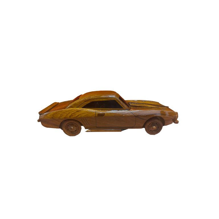 1969 Camaro  Mahogany Wood Desktop Model