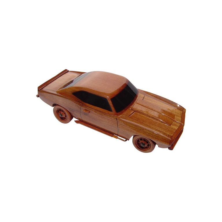 1969 Camaro  Mahogany Wood Desktop Model