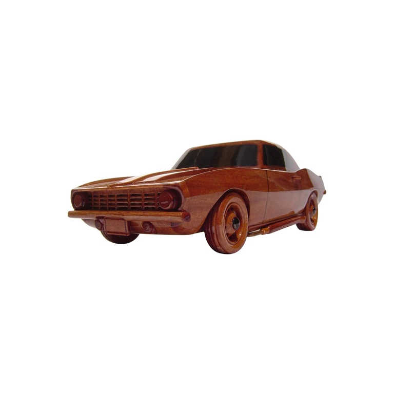 1969 Camaro  Mahogany Wood Desktop Model