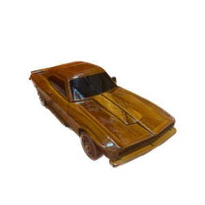 1969 Camaro  Mahogany Wood Desktop Model