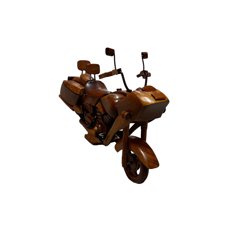 2018 HD Street Glide Custom Mahogany Wood Desktop Motorcycle Model