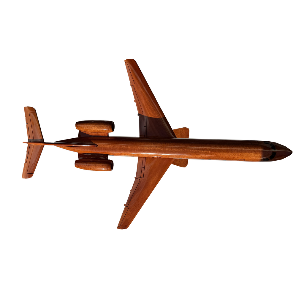 ERJ-145 ( ERJ145 ) Mahogany Wood Desktop Airplane Model