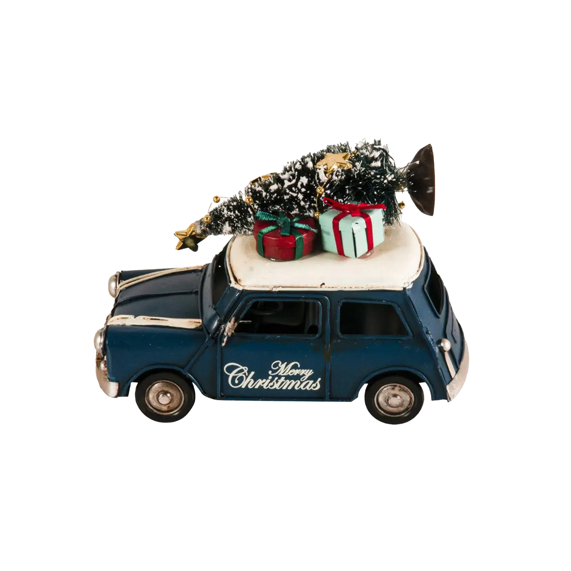 1960s Mini Cooper Christmas Car Model