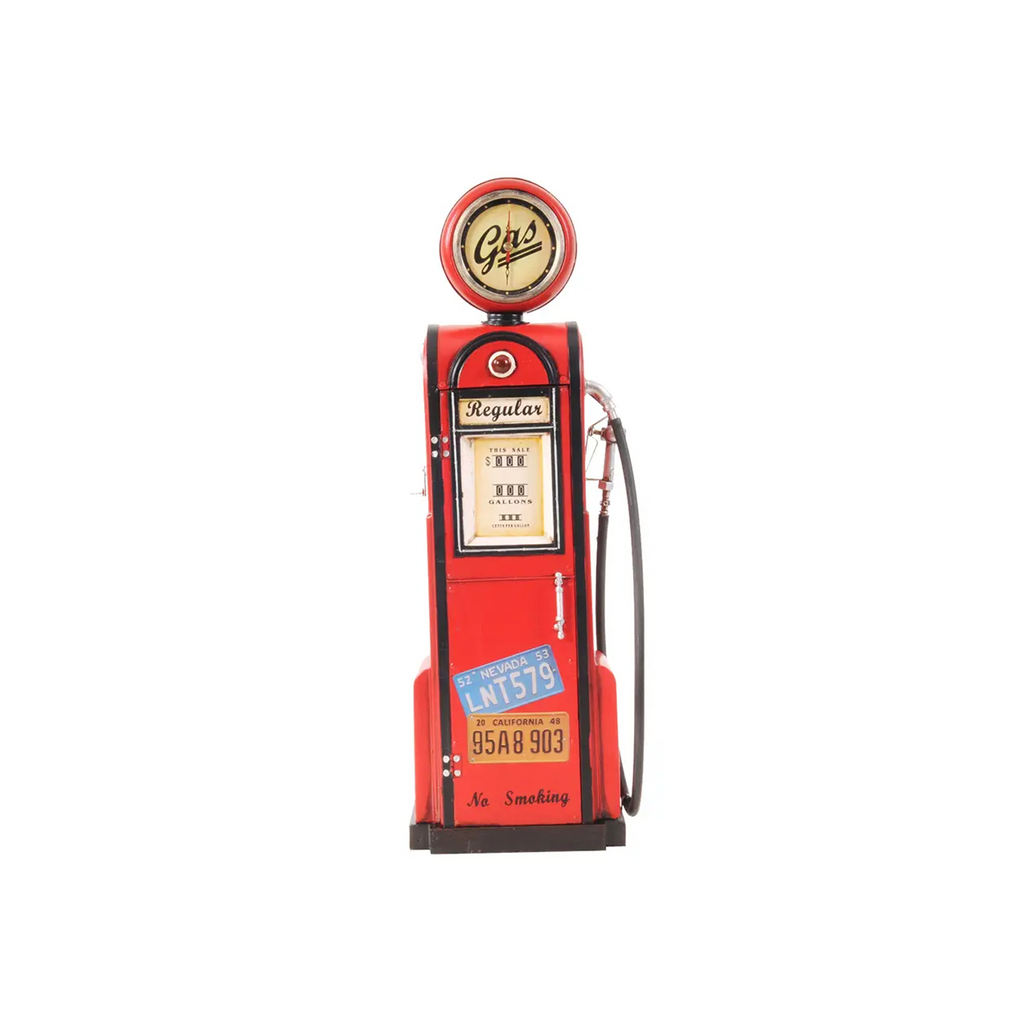 Gas Pump W/Clock 1:4