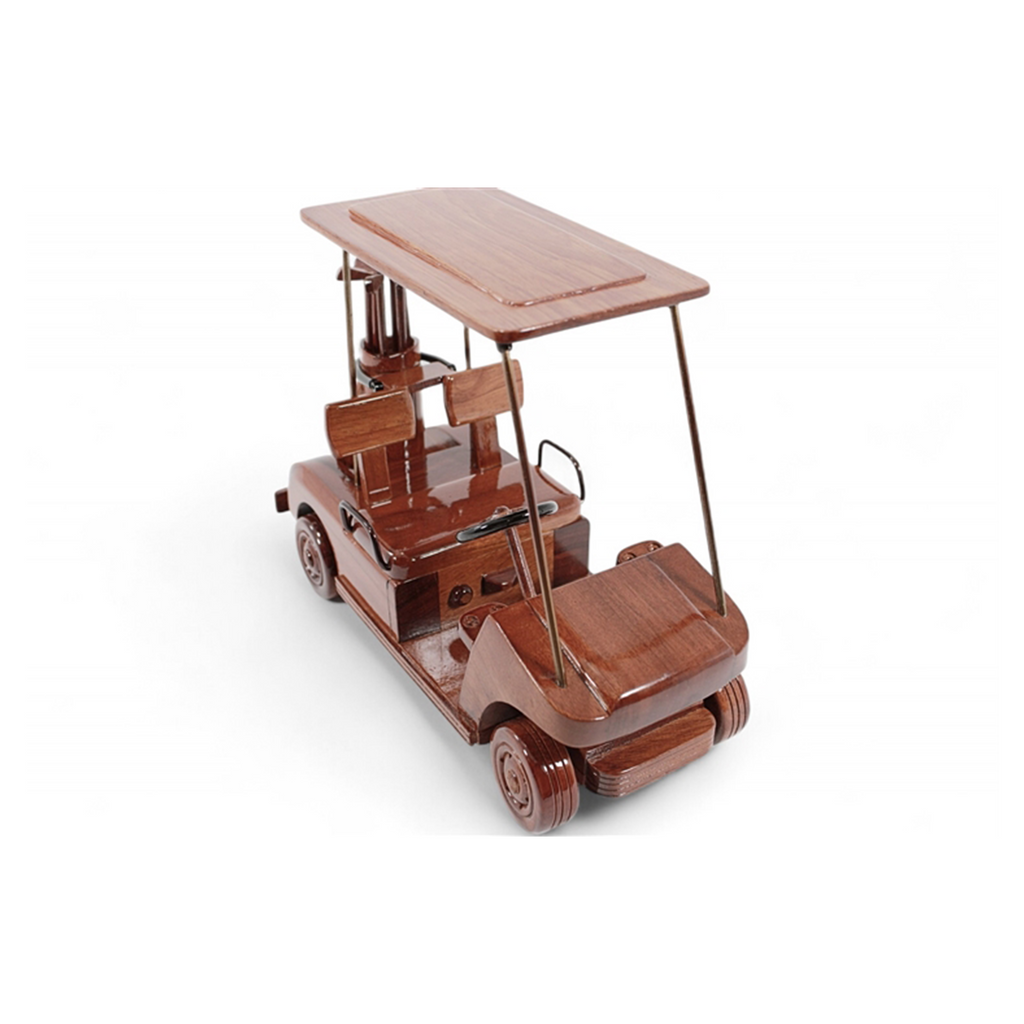 Golf Cart with Clubs