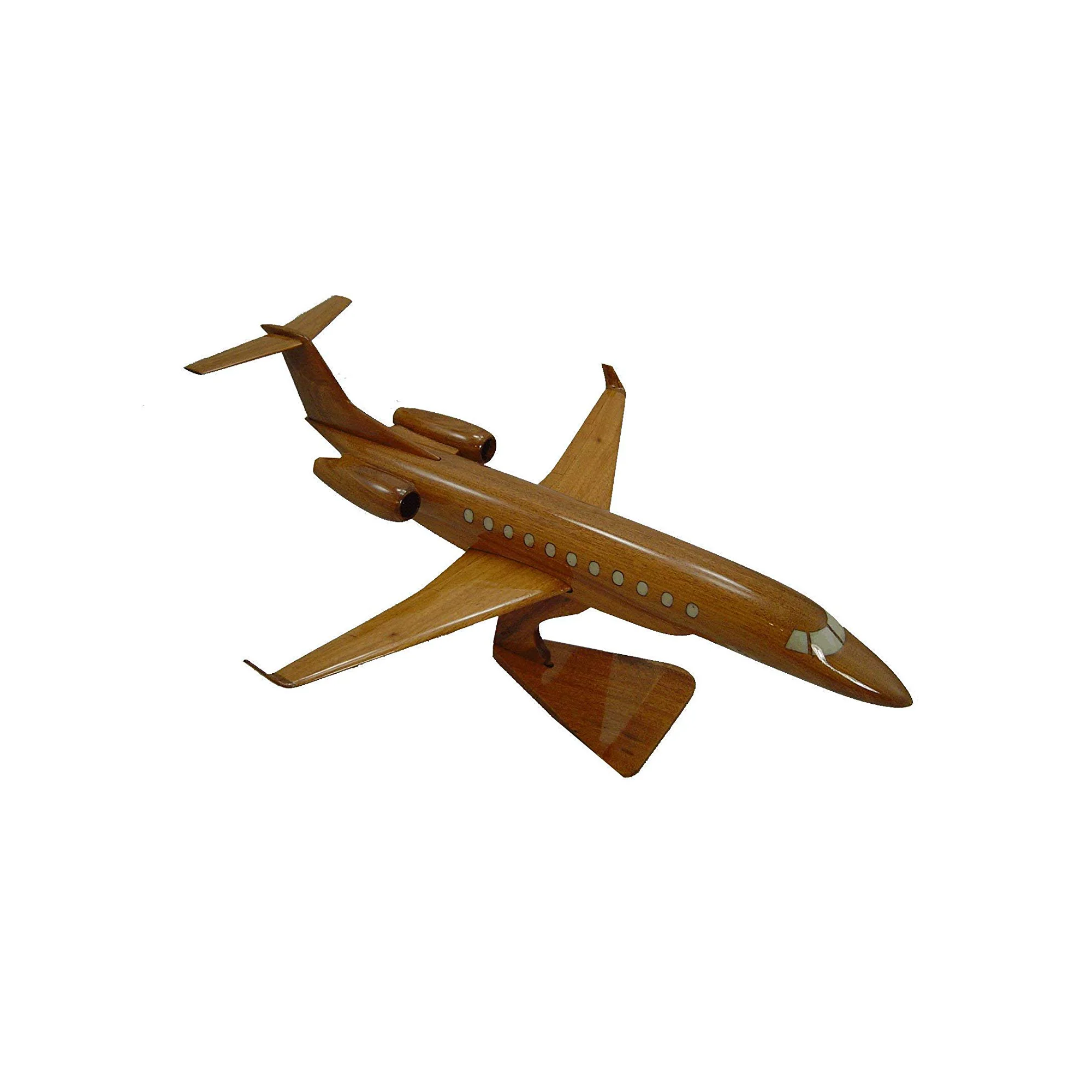 The Legacy 600 Mahogany Wood Desktop Airplanes  Model