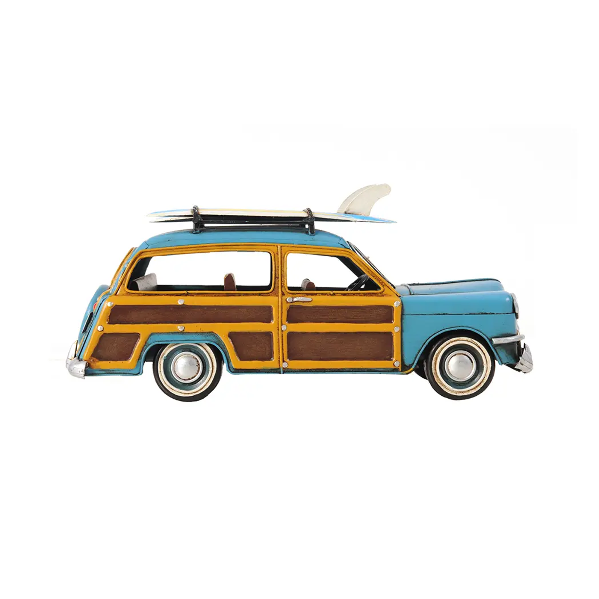 1949 Ford Wagon Car W/Two Surfboards