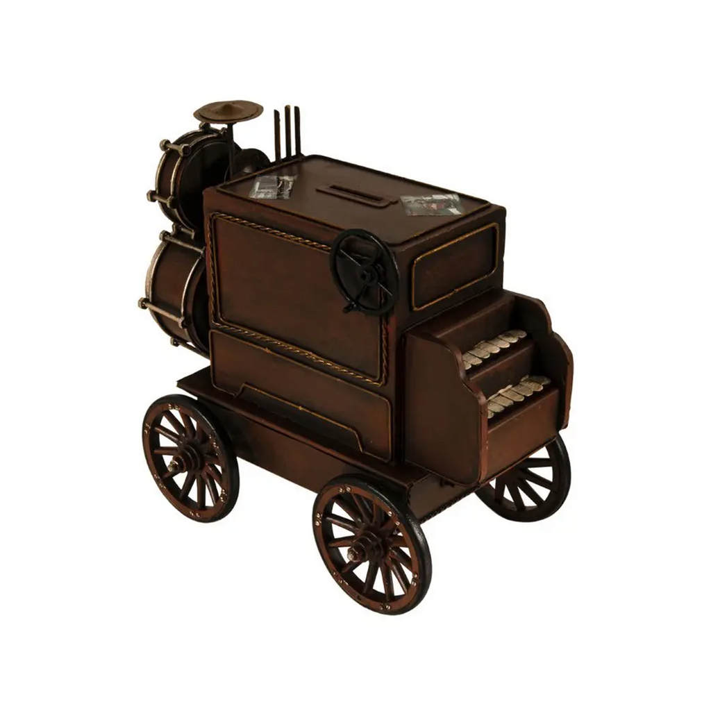 Metal Music Car Coin Bank Model