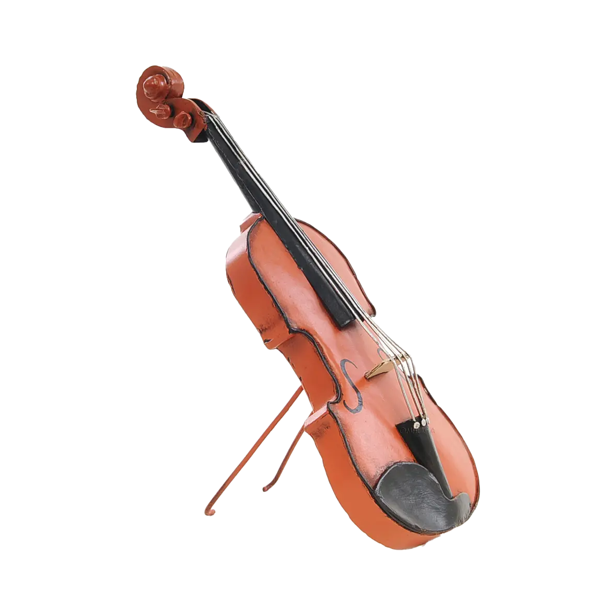 Orange Vintage Violin 1:2