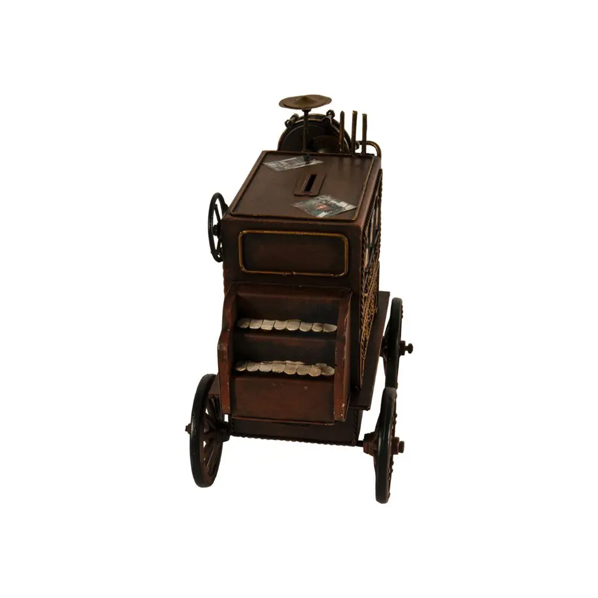 Metal Music Car Coin Bank Model