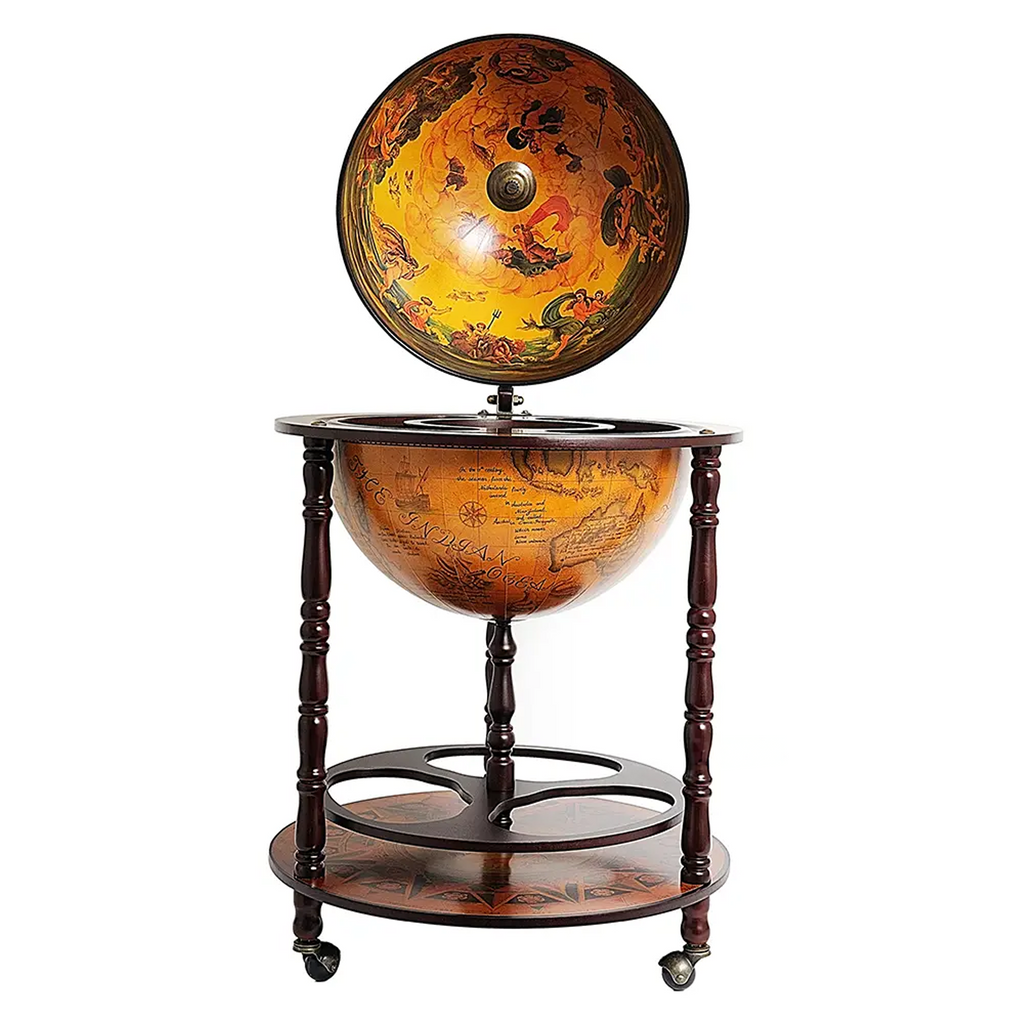 Globe drink cabinet 17 3/4 inches