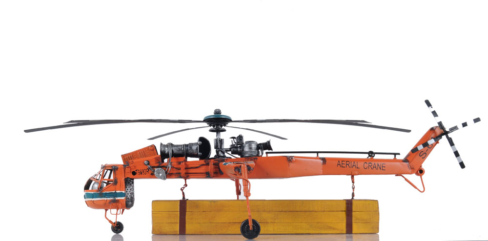 Aerial Crane Lifting Helicopter
