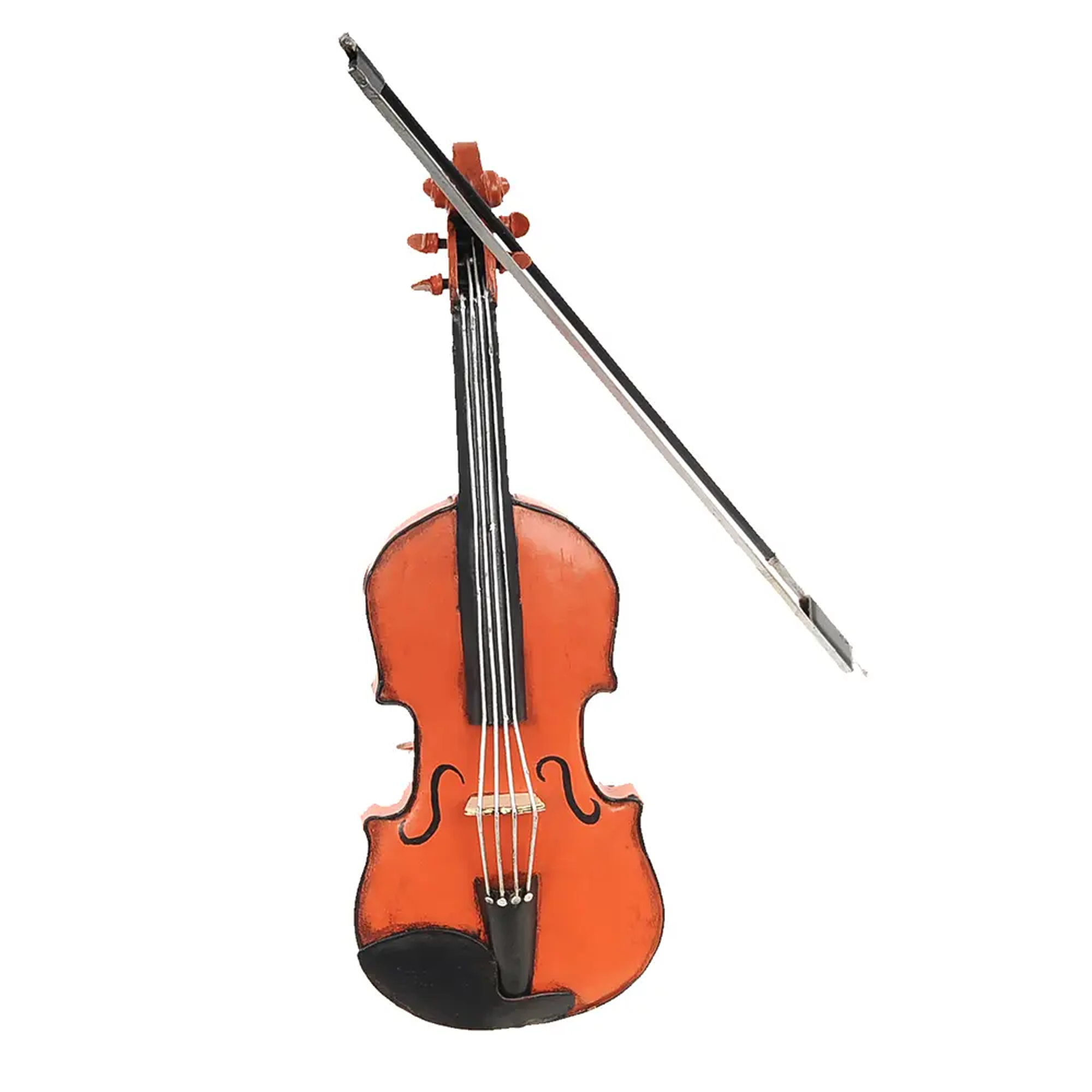 Orange Vintage Violin 1:2