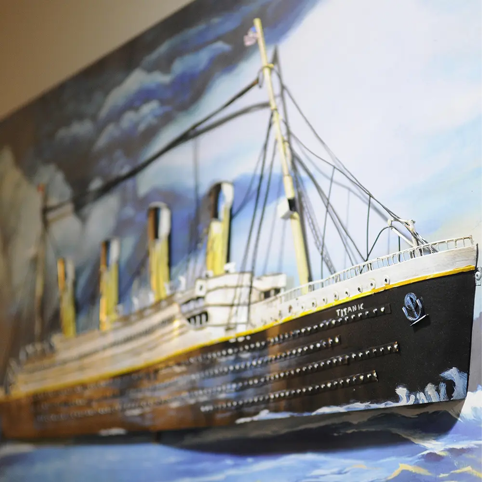 Titanic 3D Painting