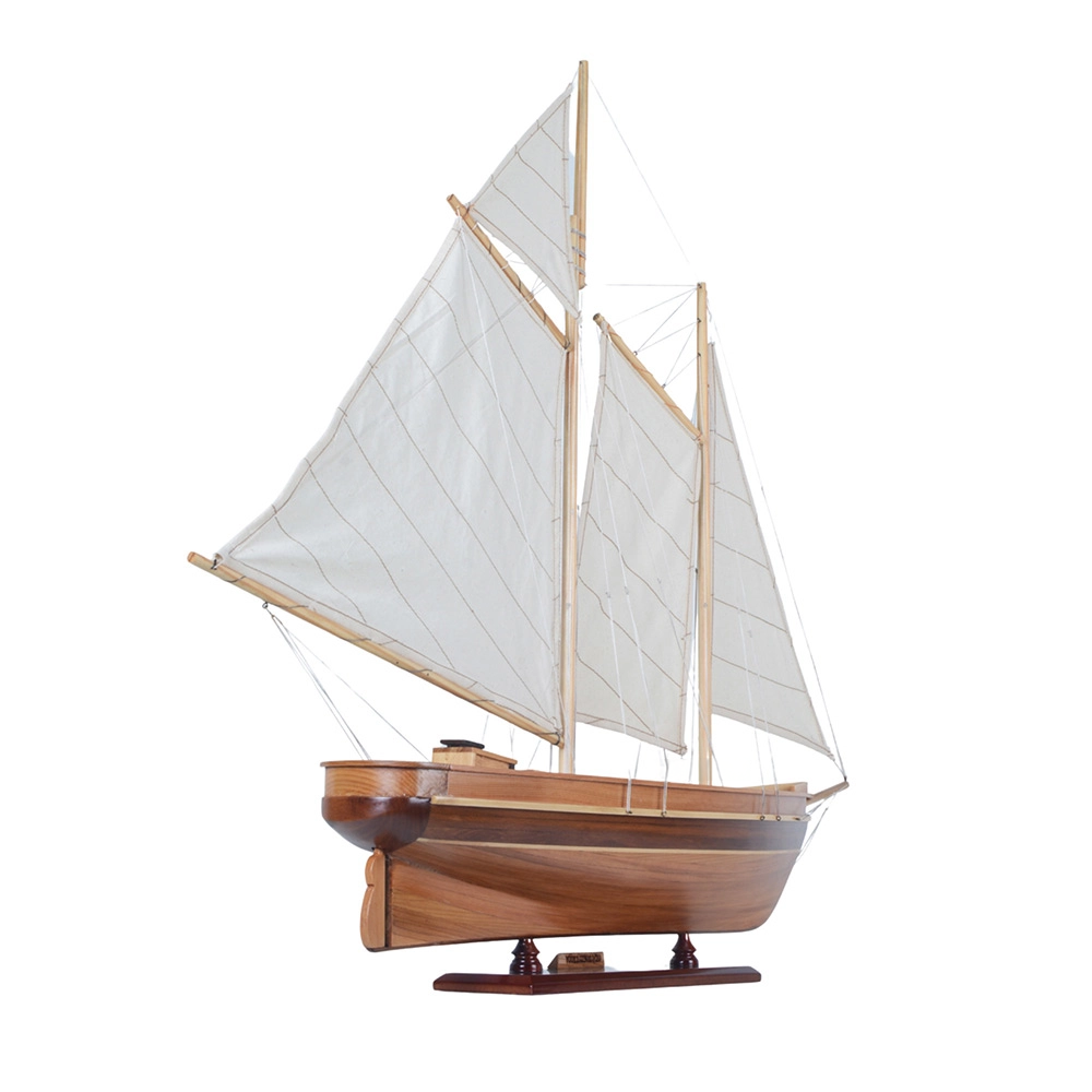 America Cup Racing Yacht Fully Assembled Model