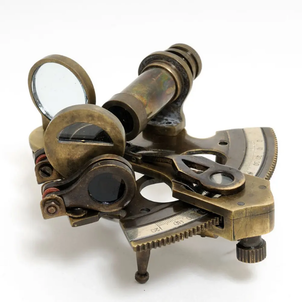 Nautical Sextant in leather case (Small)