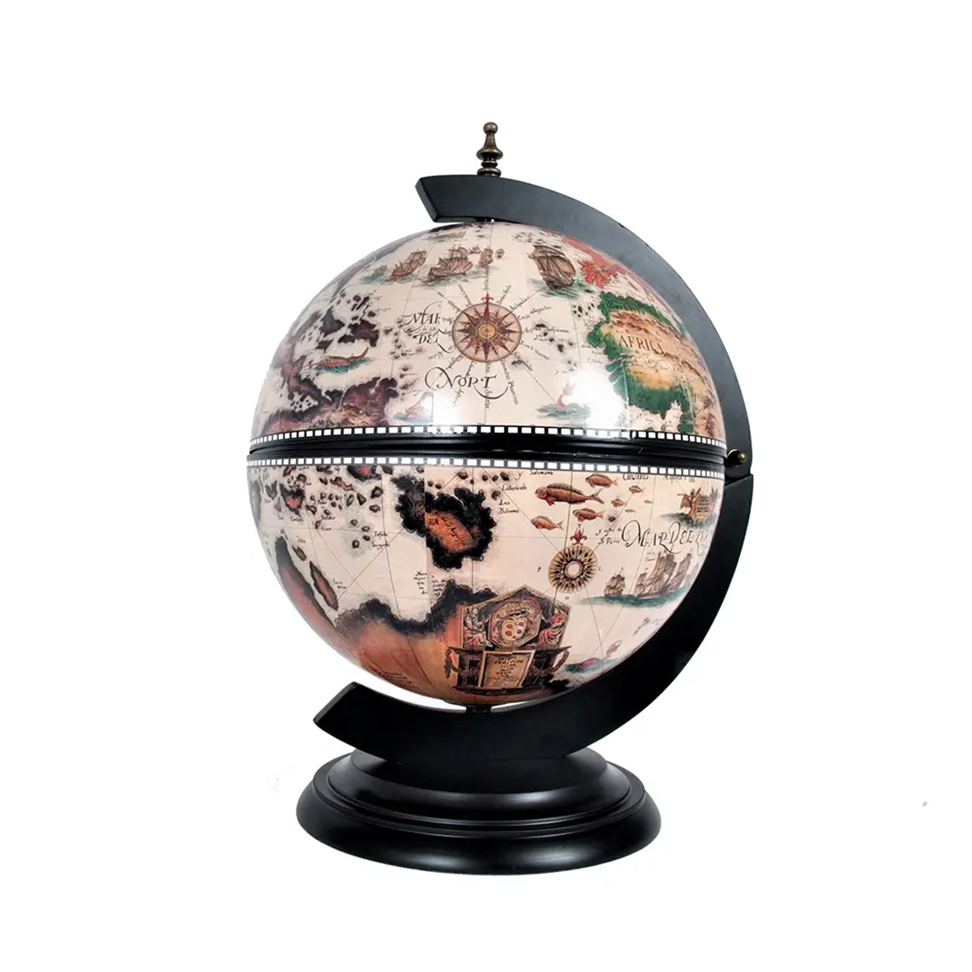 White Globe 13 inches with chess holder
