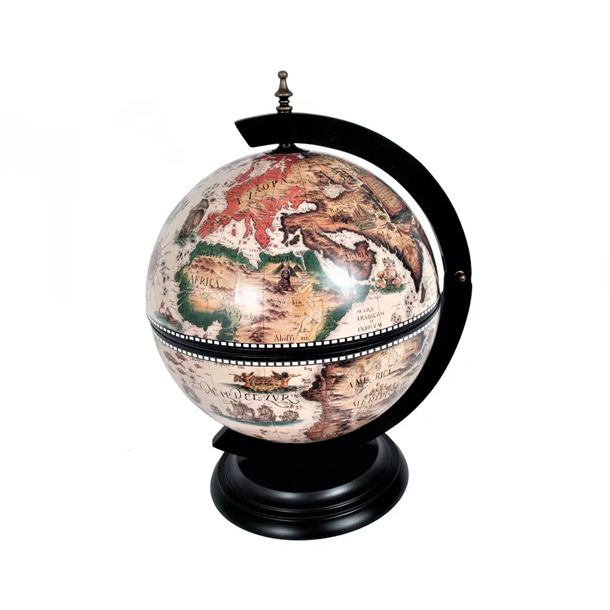 White Globe 13 inches with chess holder