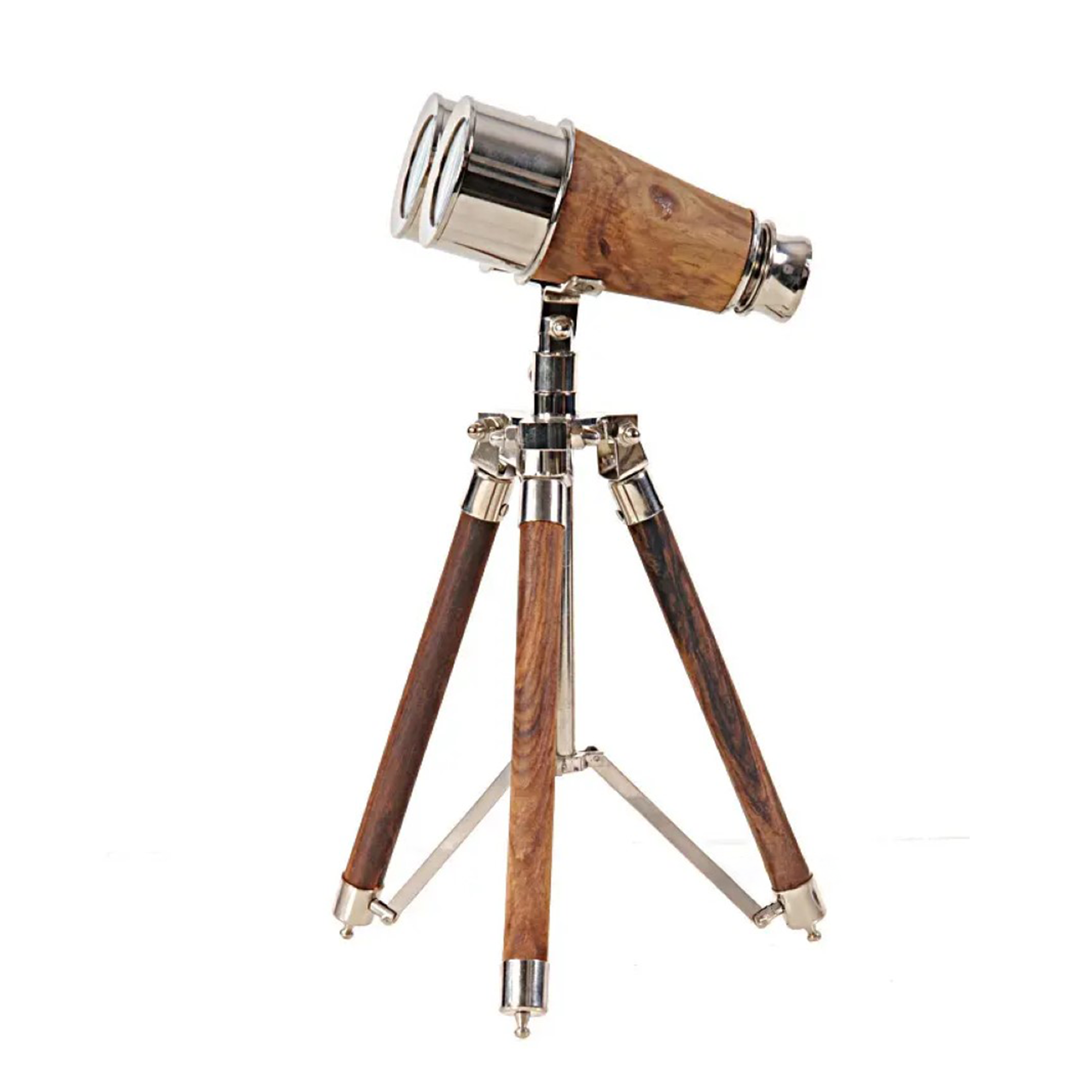 Brass Binocular On Stand