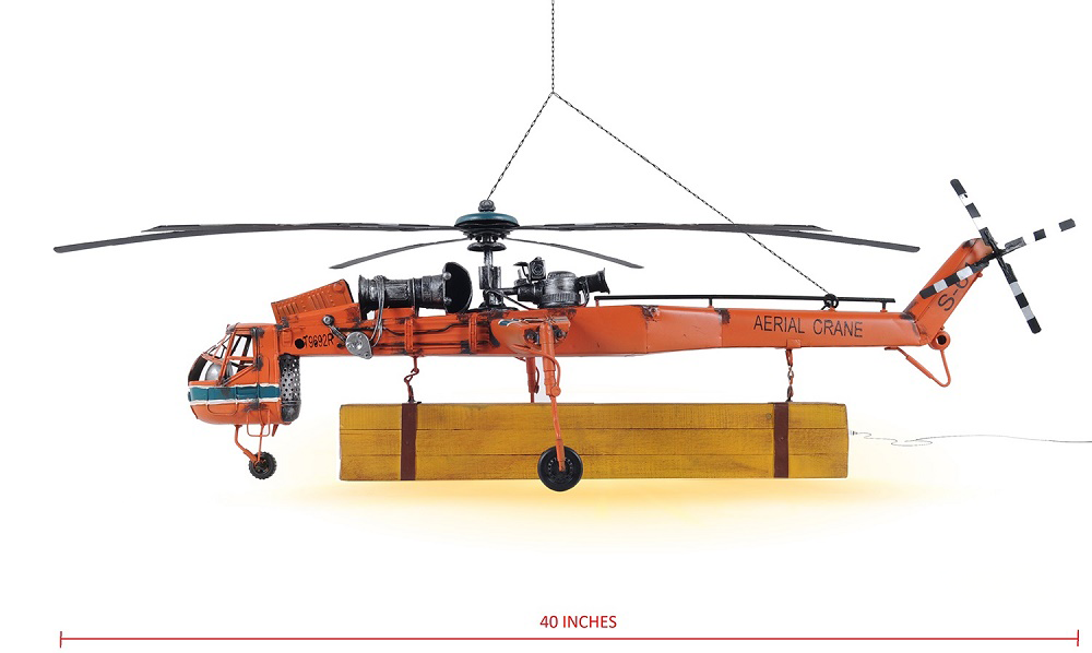 Aerial Crane Lifting Helicopter