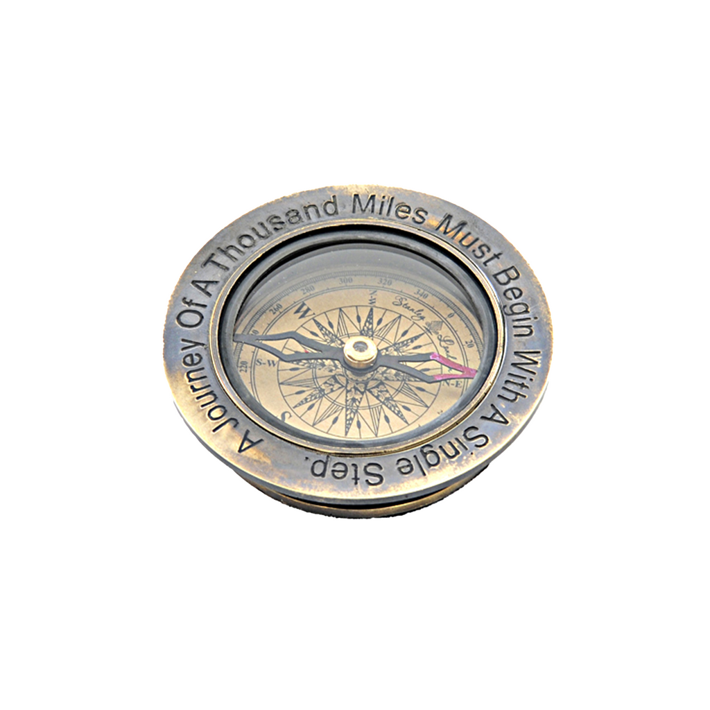 100 Year Calendar & Compass Quote Set of 2