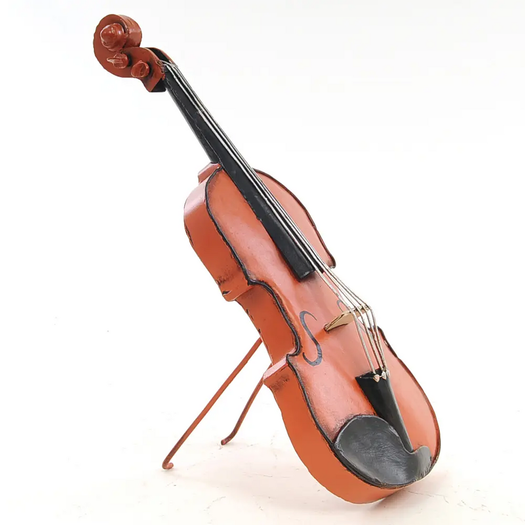 Orange Vintage Violin 1:2