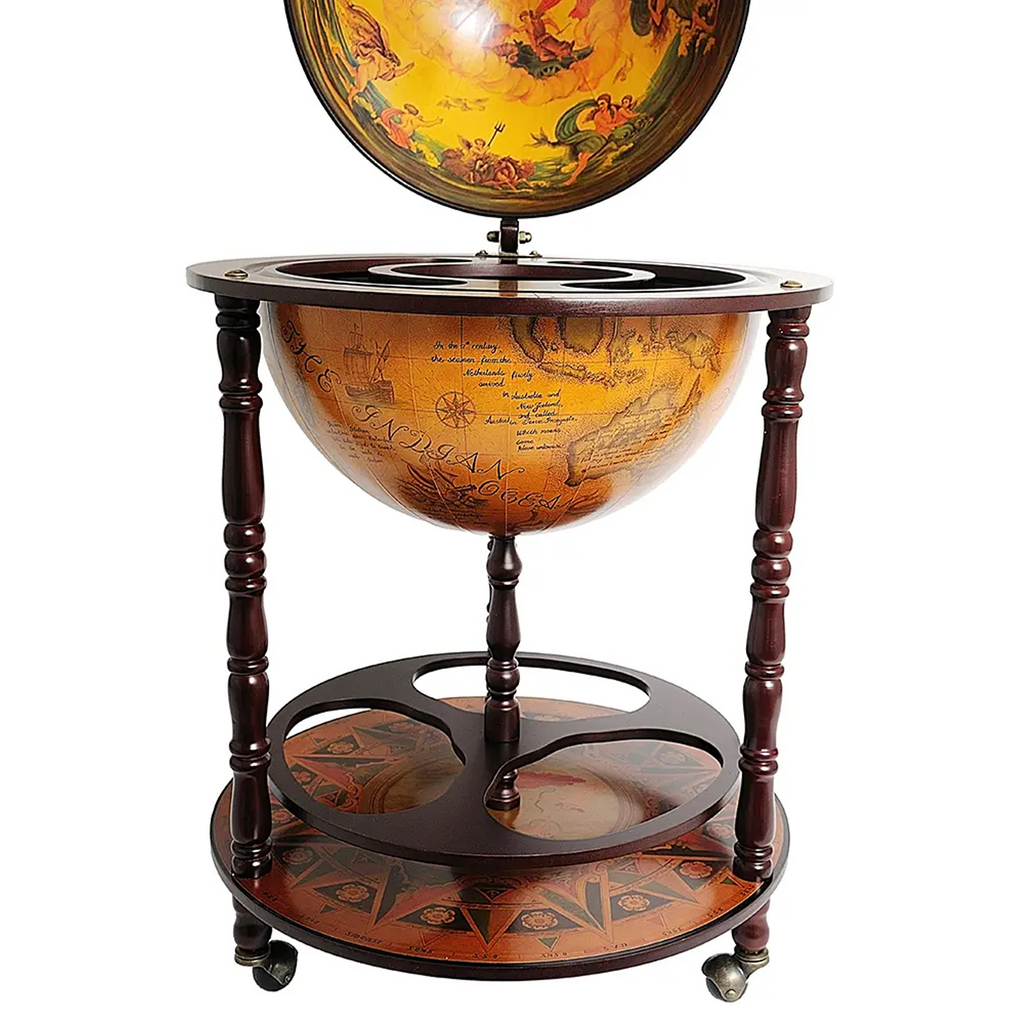Globe drink cabinet 17 3/4 inches