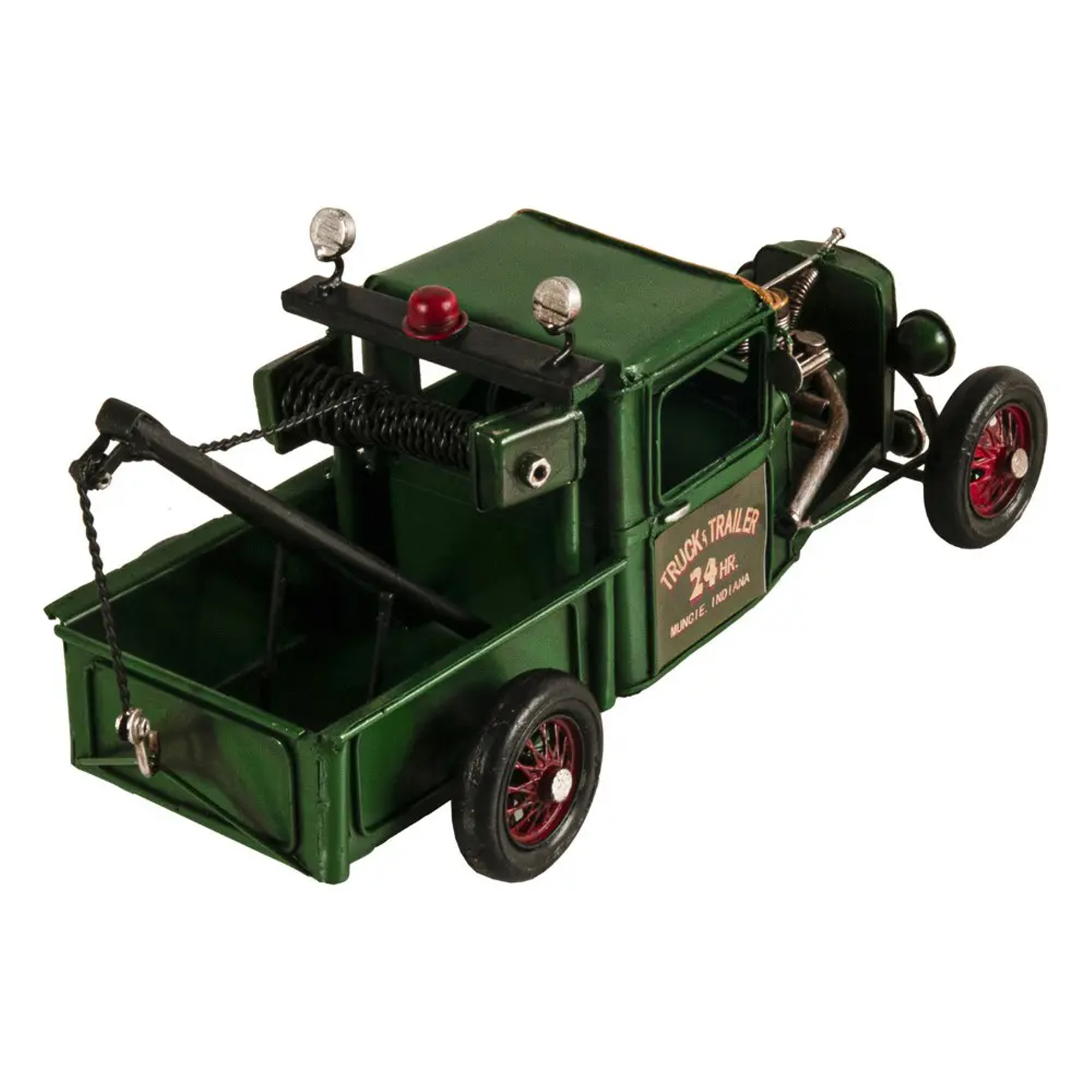 Handmade Vintage Tow Truck Model