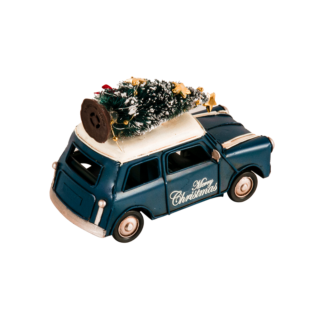 1960s Mini Cooper Christmas Car Model