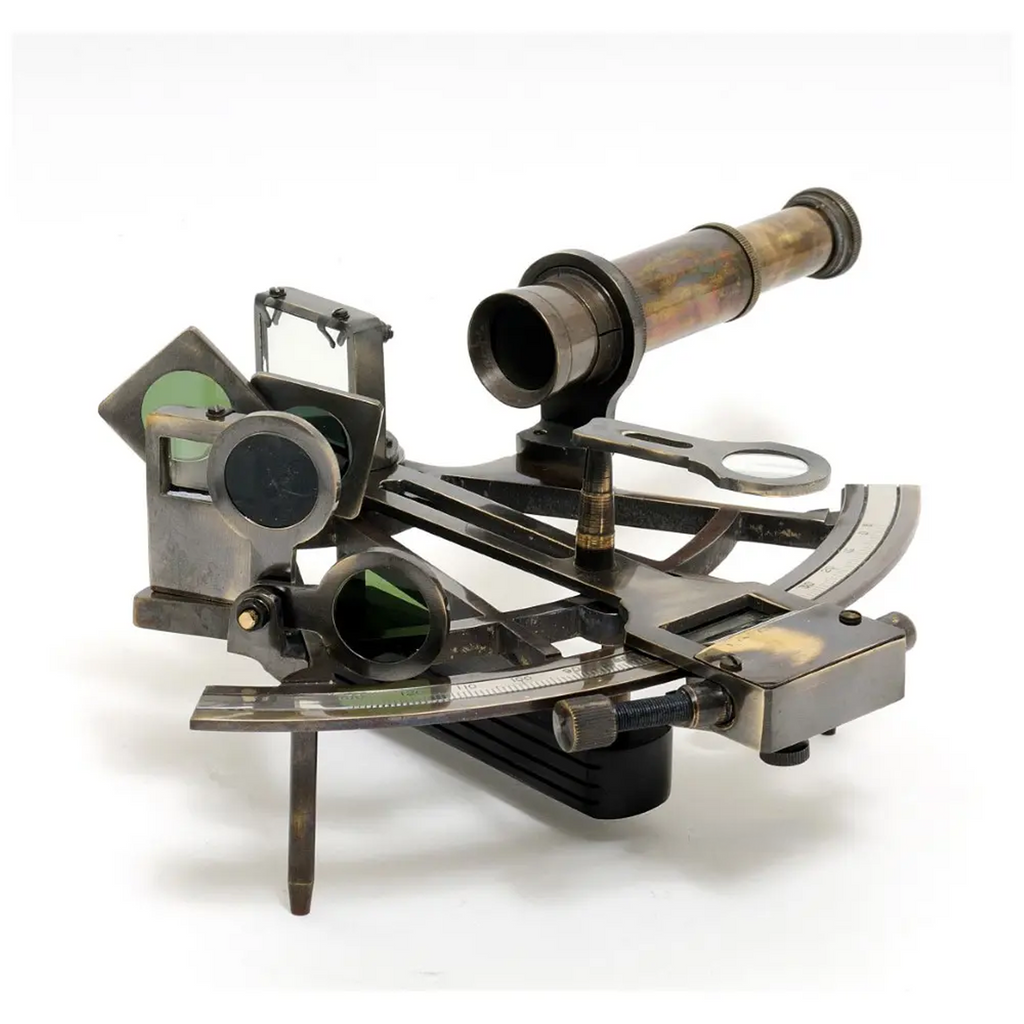 Nautical Sextant in leather case (Small)