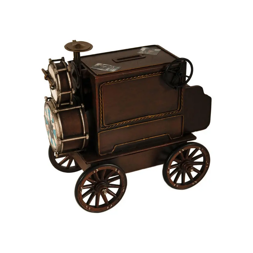 Metal Music Car Coin Bank Model